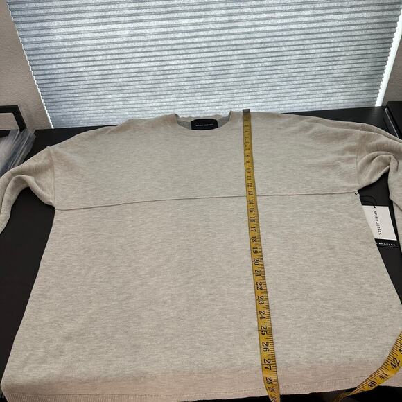 NWT Spirit Jersey Tan Saint Sinner Graphic Pullover Sweatshirt Size Medium - Picture 8 of 10